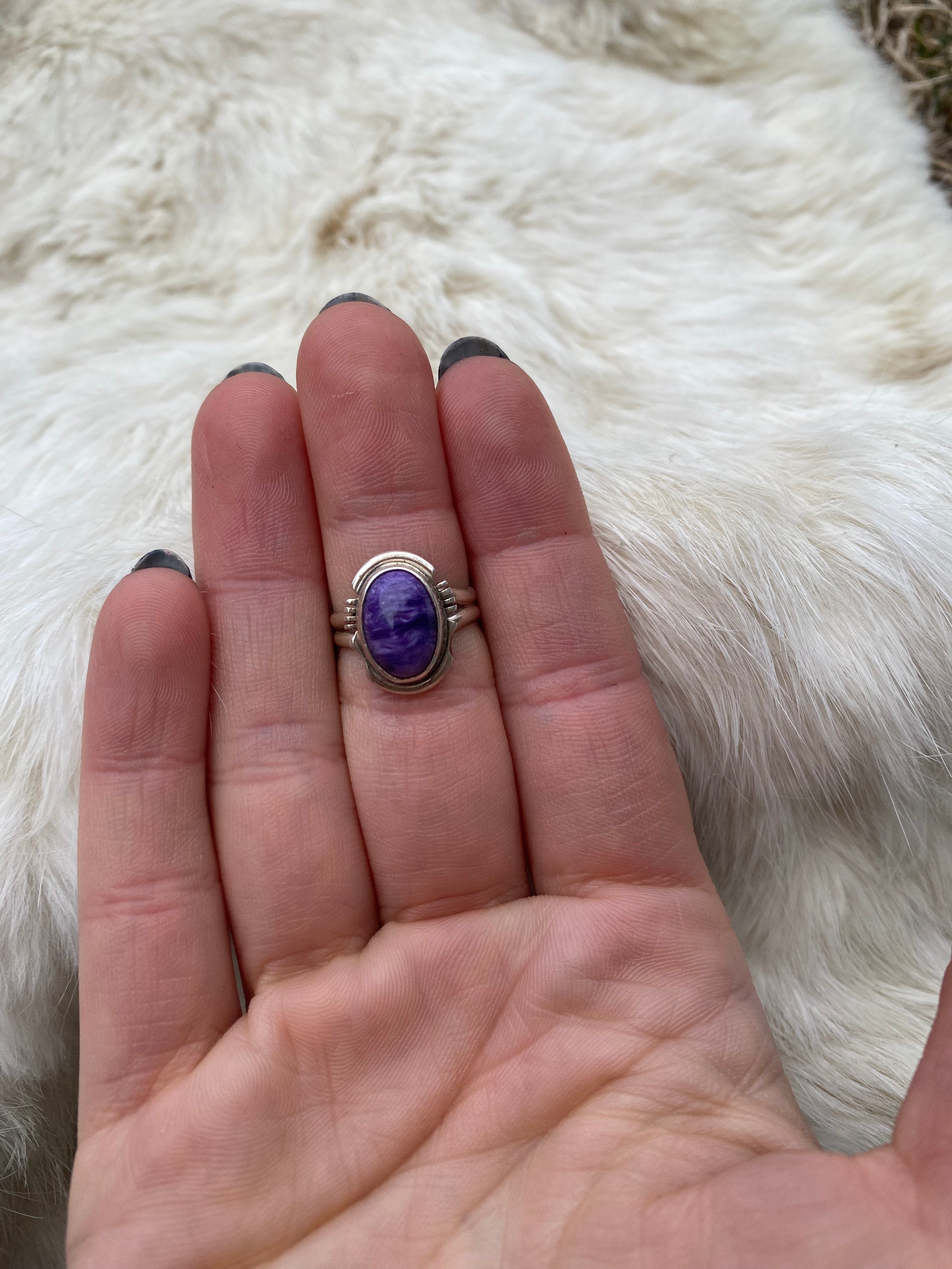 Purple Ocean Chariote Ring From The Rogers Collection