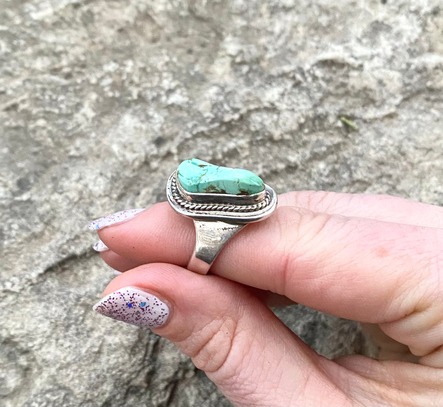 Moving Forward Nevada Turquoise Ring From The Rogers Collection
