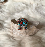 Zuni Chief Ring From The Rogers Collection