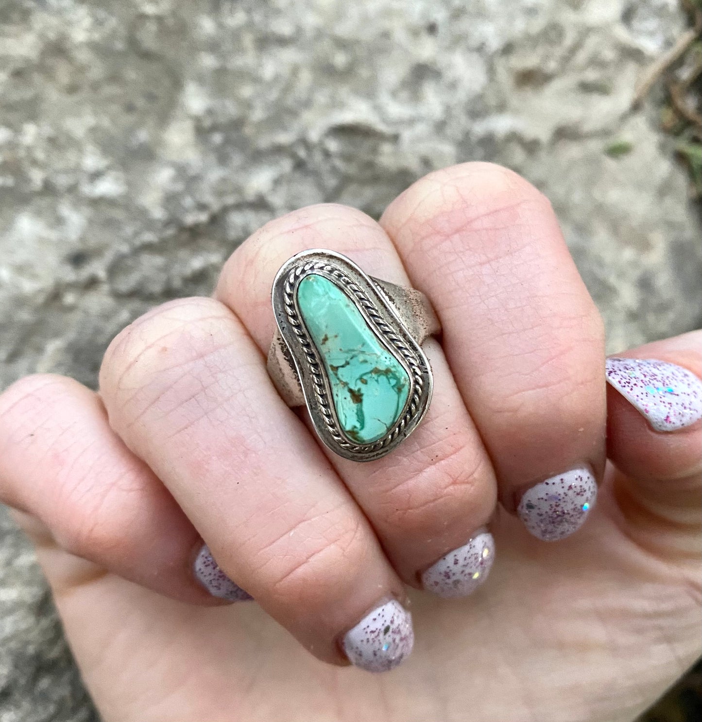 Moving Forward Nevada Turquoise Ring From The Rogers Collection