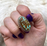 Polka Dot Nevada Turquoise Ring From The Rogers Collection