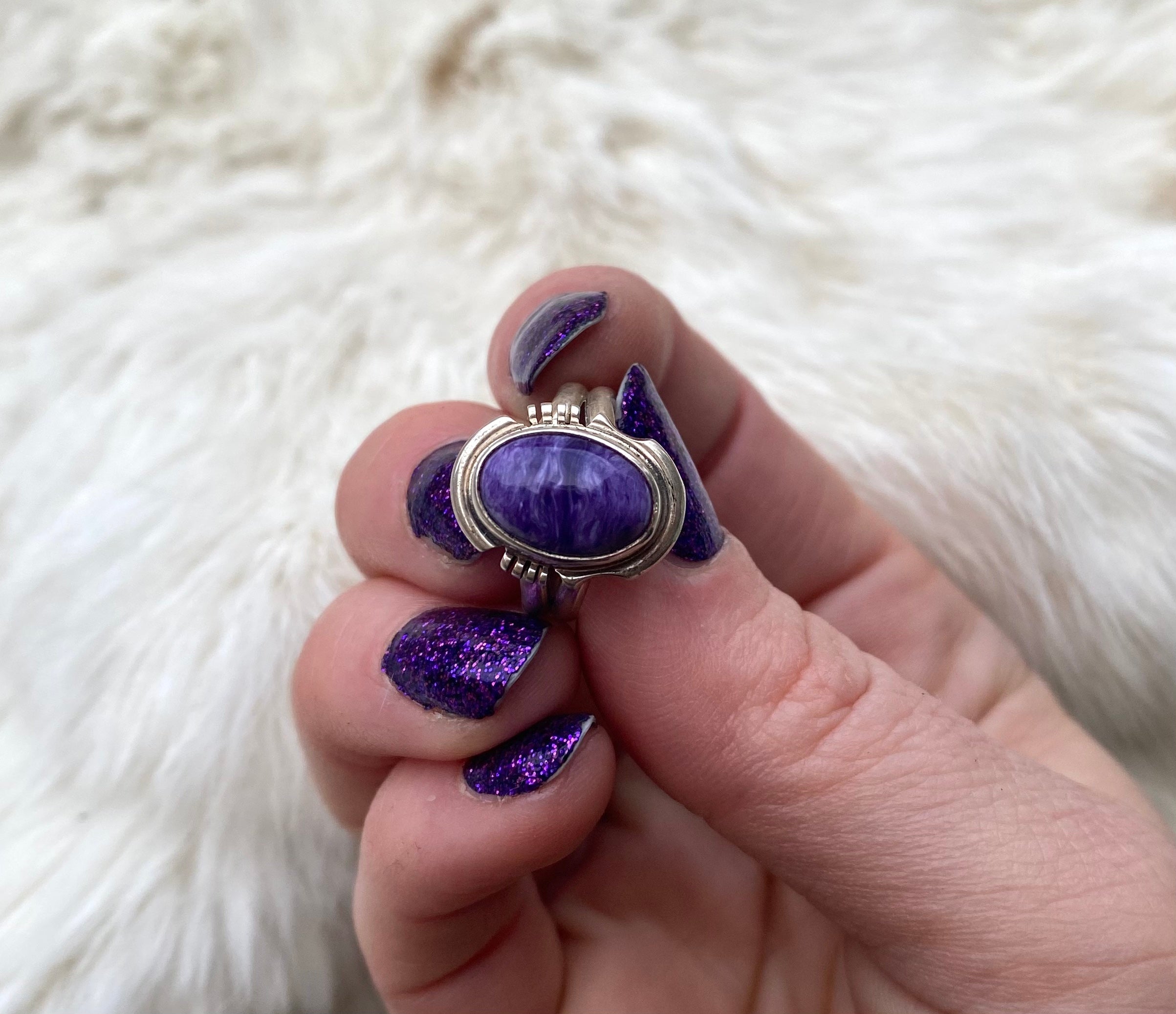 Purple Ocean Chariote Ring From The Rogers Collection