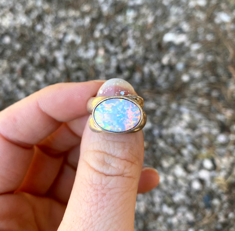 Dreaming of You Opal Ring from the Rogers Collection