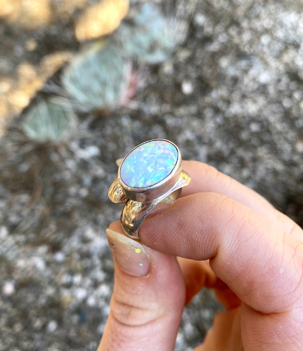 Dreaming of You Opal Ring from the Rogers Collection