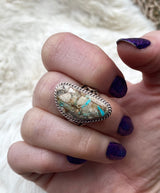 Unbothered Boulder Turquoise Ring From The Rogers Collection