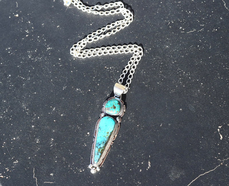 I'M THE ONE NEVADA TURQUOISE NECKLACE FROM THE RODGERS COLLECTION