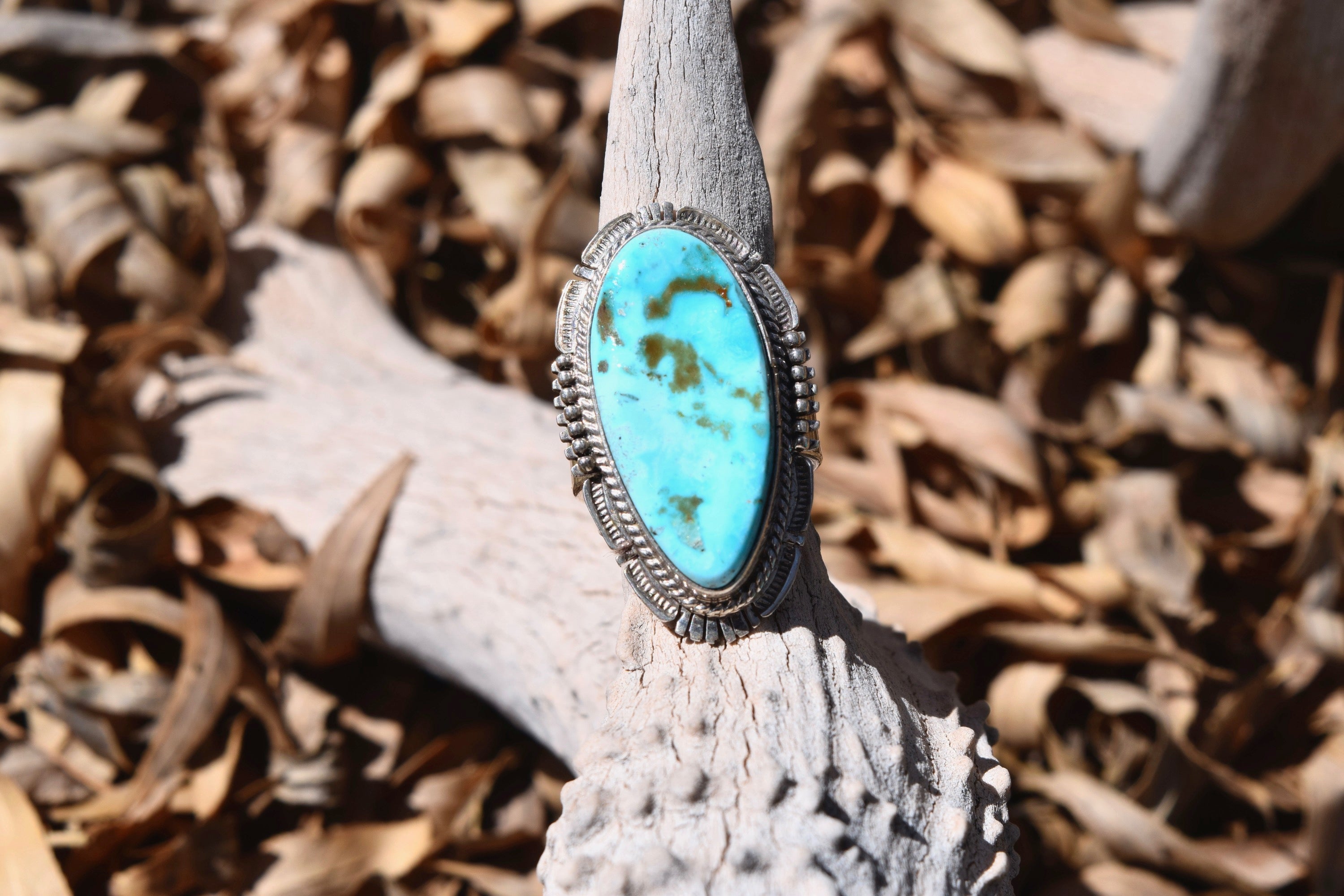 TURQUOISE MOUNTAIN CRAFTED RING FROM THE RODGERS COLLECTION