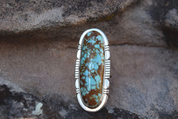 OBLONG TURQUOISE RING FROM THE RODGERS COLLECTION