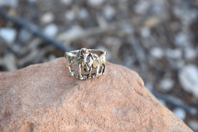 TWIN PONIES RING FROM THE RODGERS COLLECTION