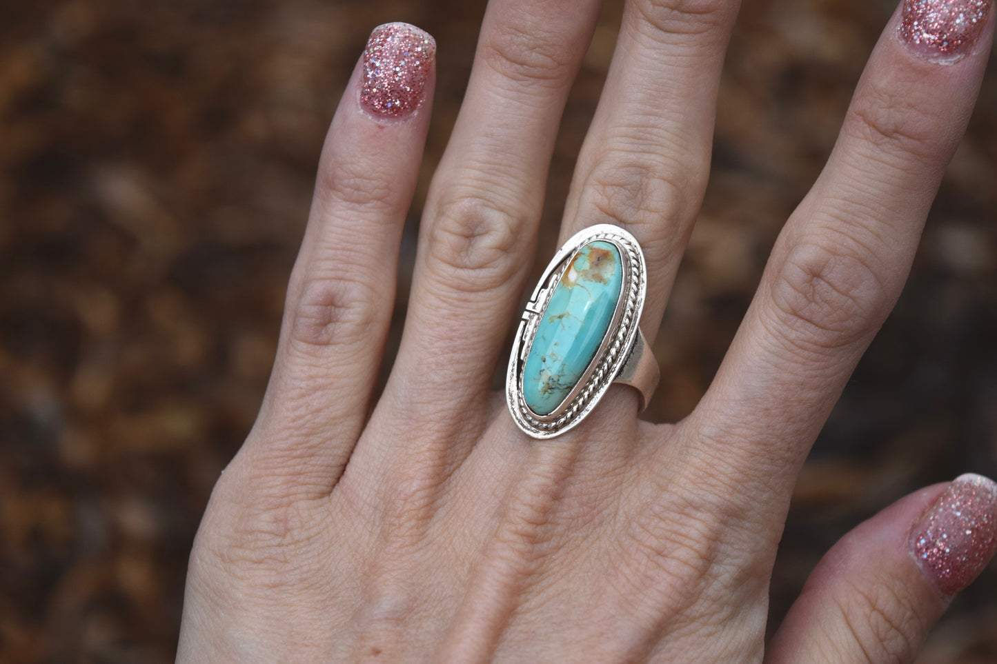 PILOT MOUNTAIN TURQUOISE RING FROM THE RODGERS COLLECTION
