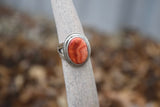ROPE MEDITERRANEAN CORAL RING FROM THE RODEGRS COLLECTION