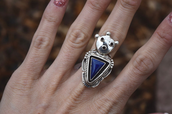 BENNIE BLUE RING FROM THE RODGERS COLLECTION