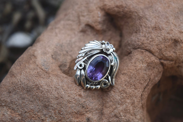 AMETHYST ANGEL RING FROM THE RIDGERS COLLECTION