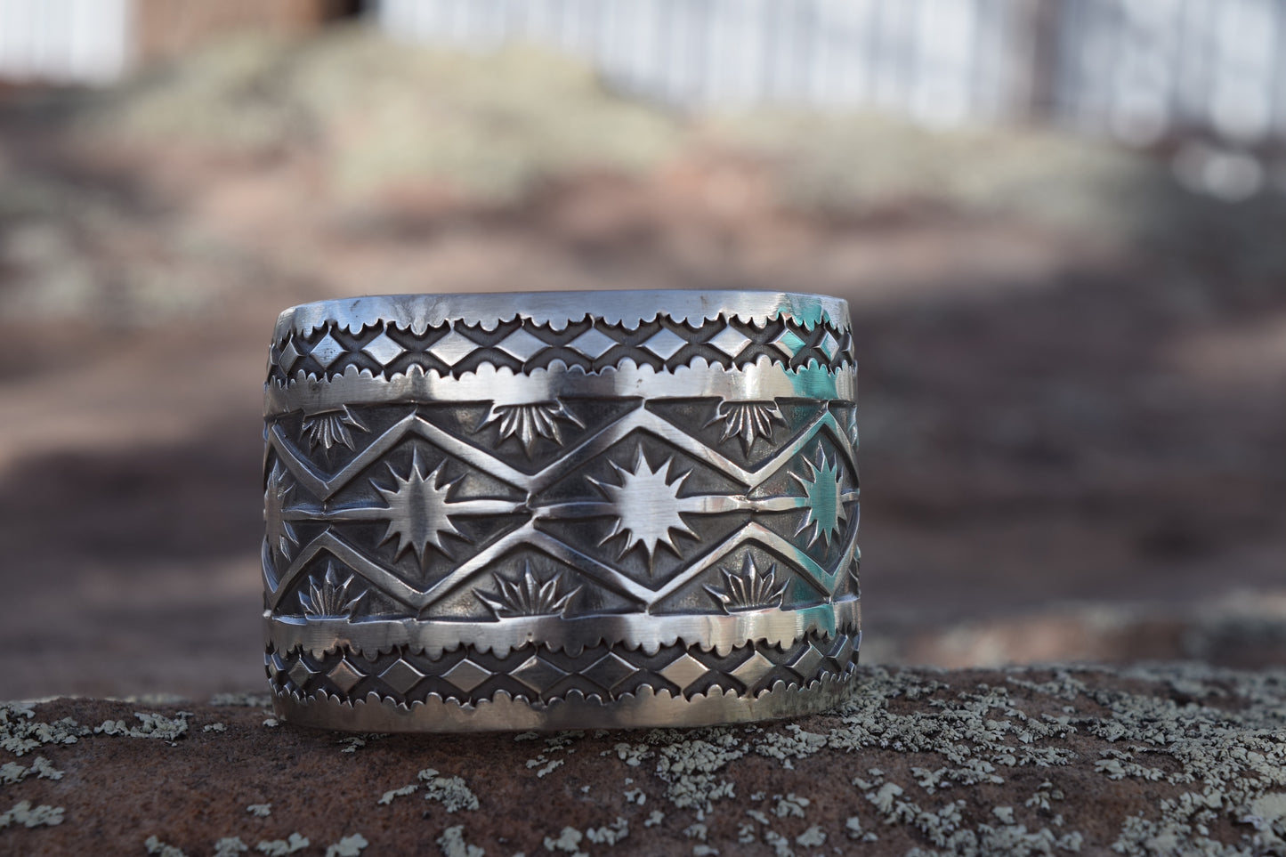 FIREWORK STAMPED CUFF FROM THE RODGERS COLLECTION