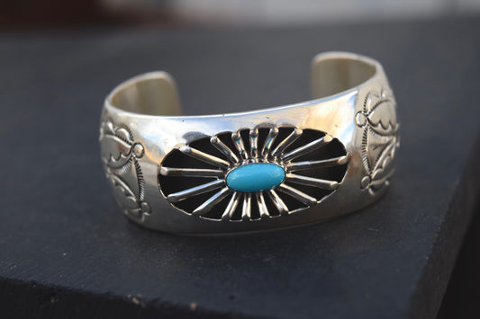 INSET CONCHO BRACELET FROM THE RODEGRS COLLECTION