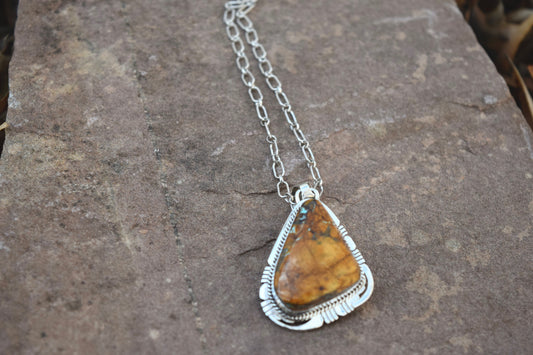 THE TRIANGLE BOULDER NECKLACE FROM THE RODGERS COLLECTION