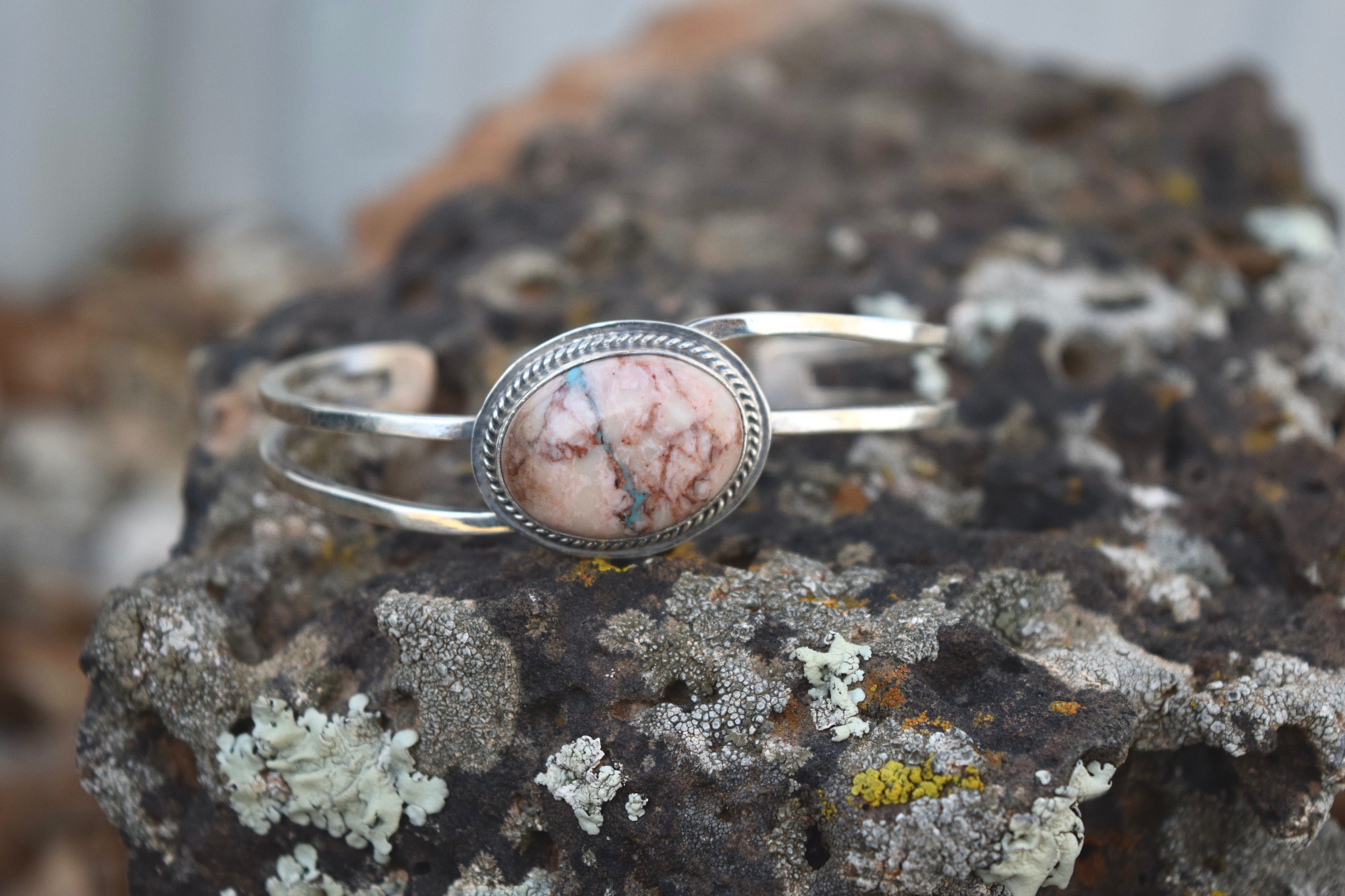 THE WAVE RIBBON ROCK BRACELET FROM THE RODGERS COLLECTION