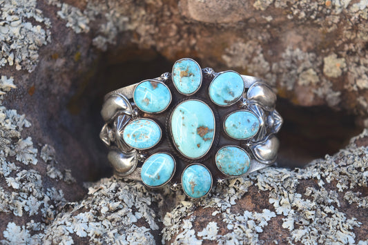 VINTAGE TURQUOISE FLOWER FROM THE RODGERS COLLECTION