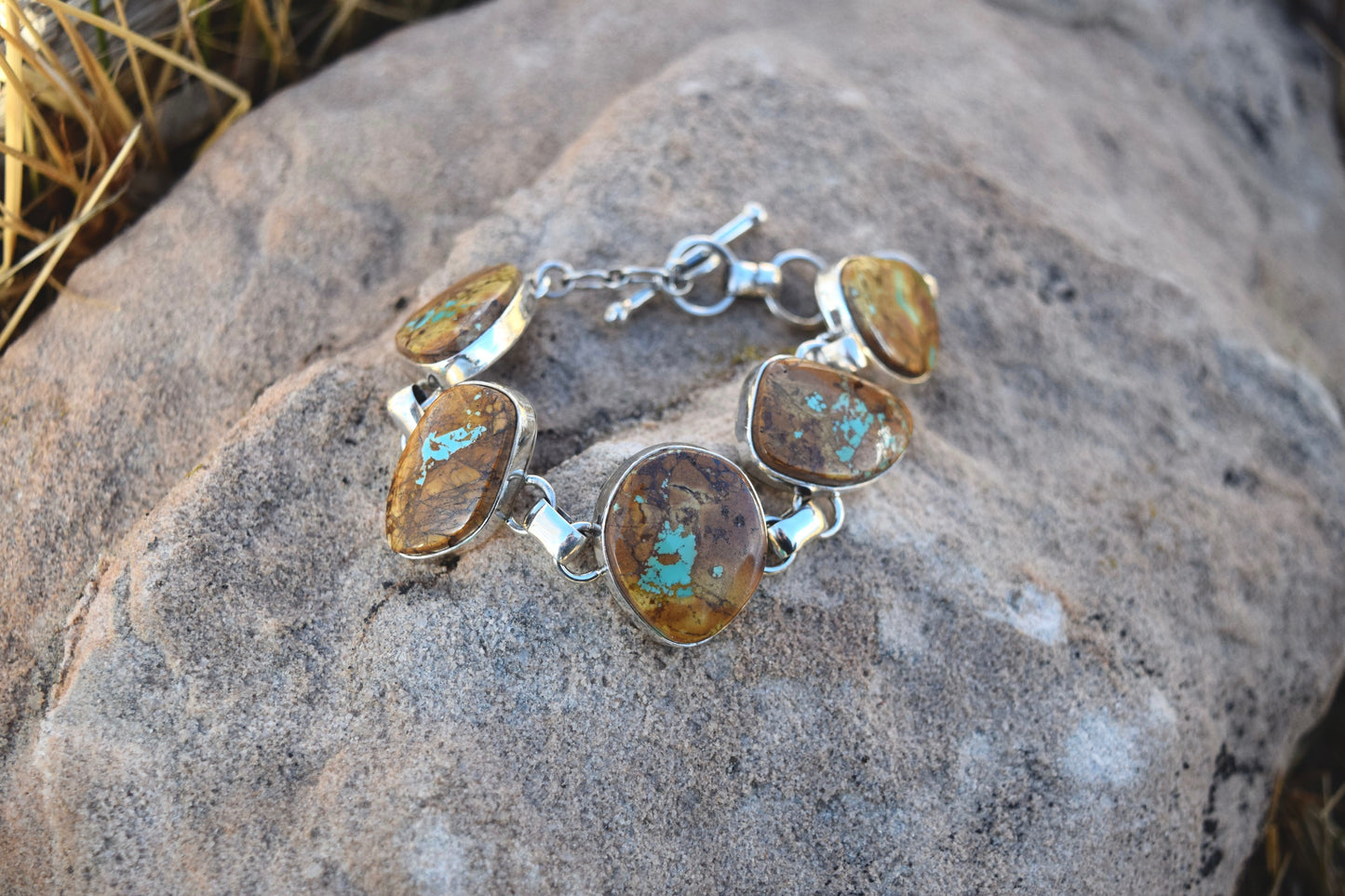 MIX N MATCH BOULDER TURQUOISE CONNECTION BRACELET FROM THE RODGERS COLLECTION