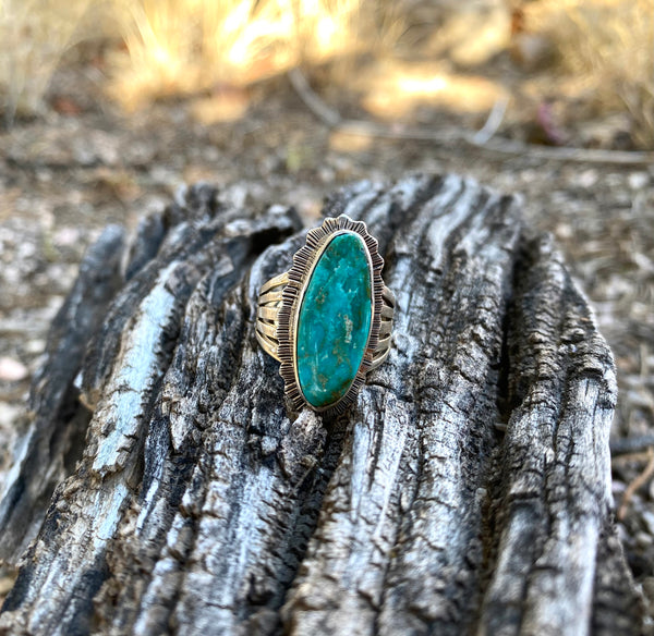 Powerhouse Kingman Turquoise Ring From The Rogers Collection