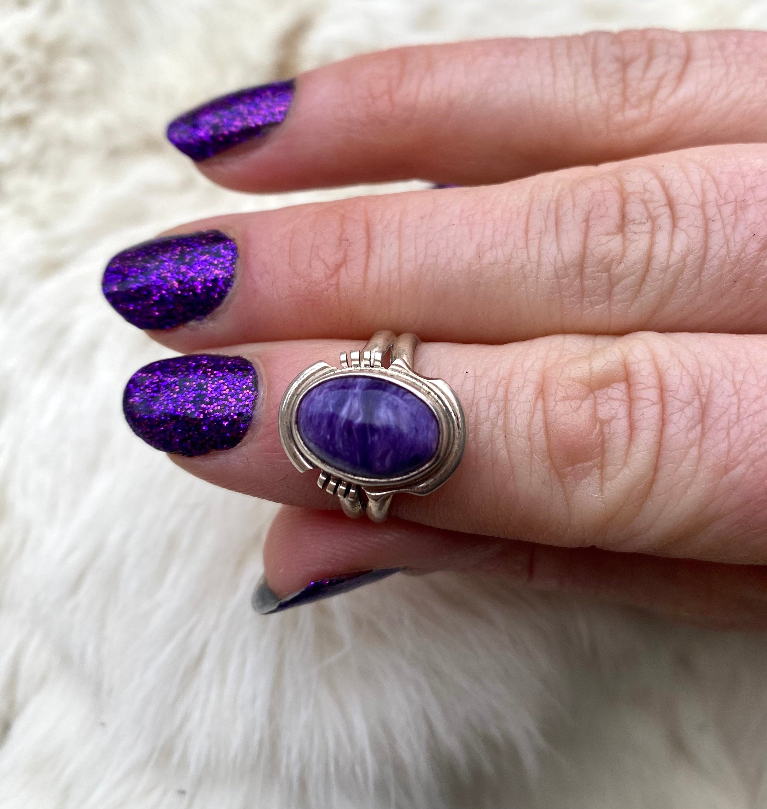 Purple Ocean Chariote Ring From The Rogers Collection