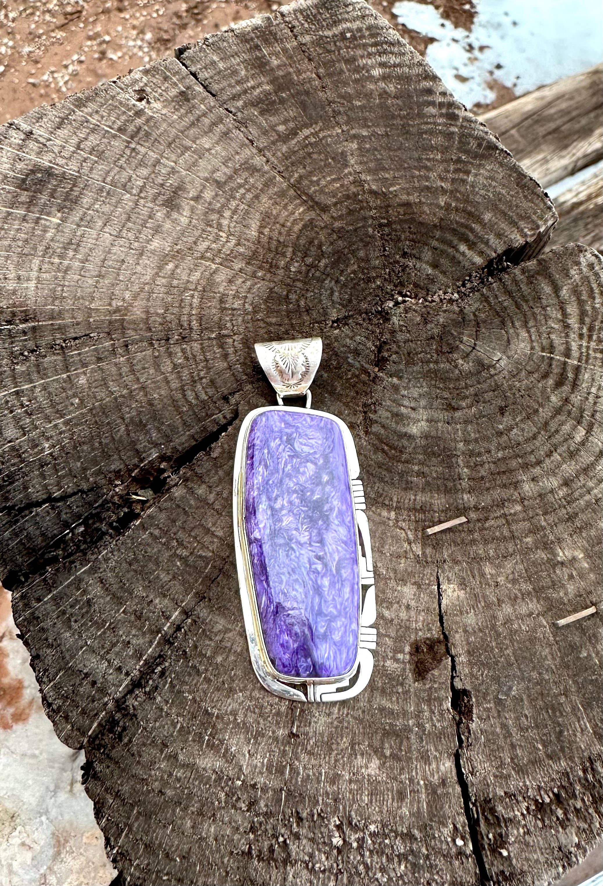 Deep Violet Pendant from the Rodgers Collection