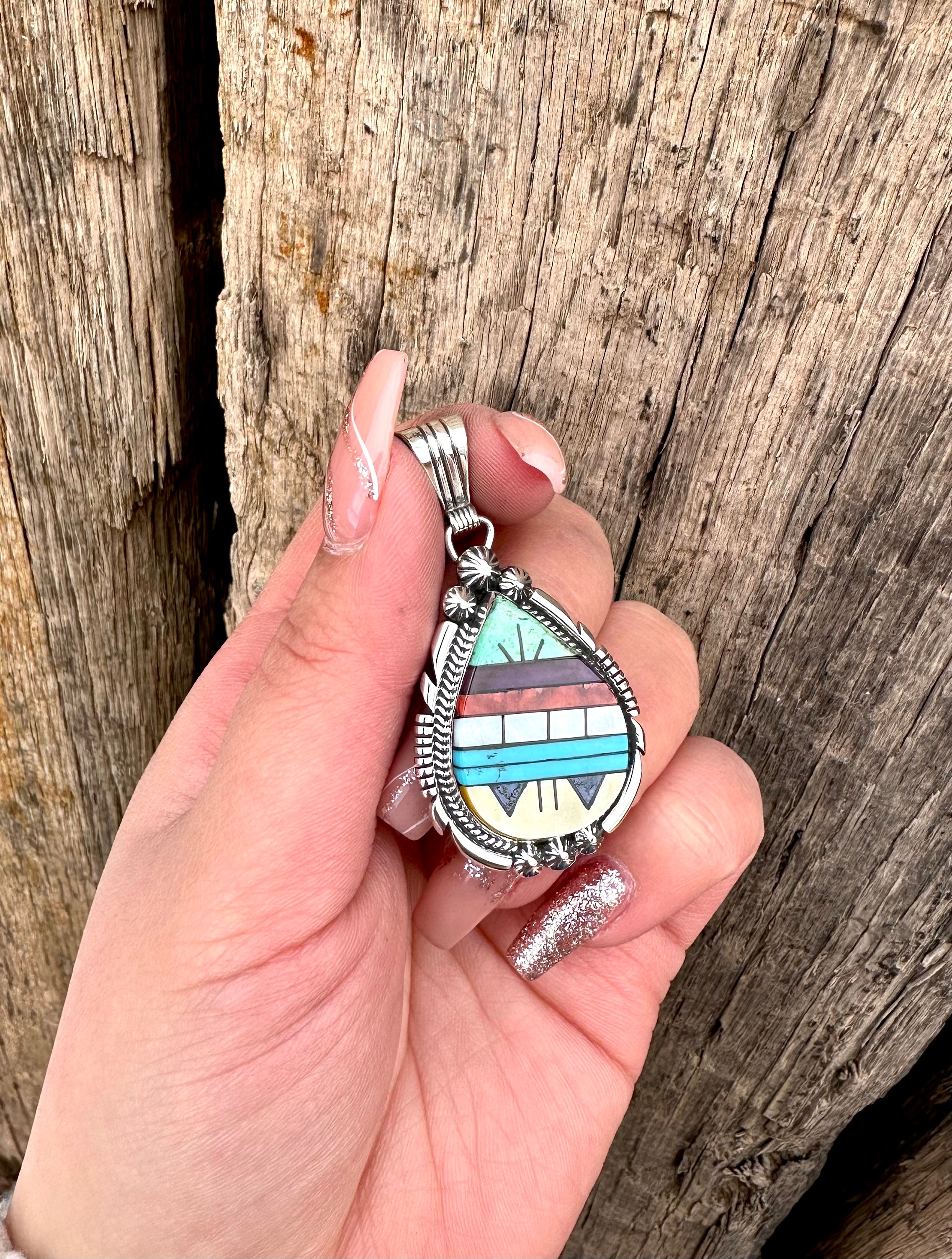 Vintage Zuni Pendant from the Rodgers Collection