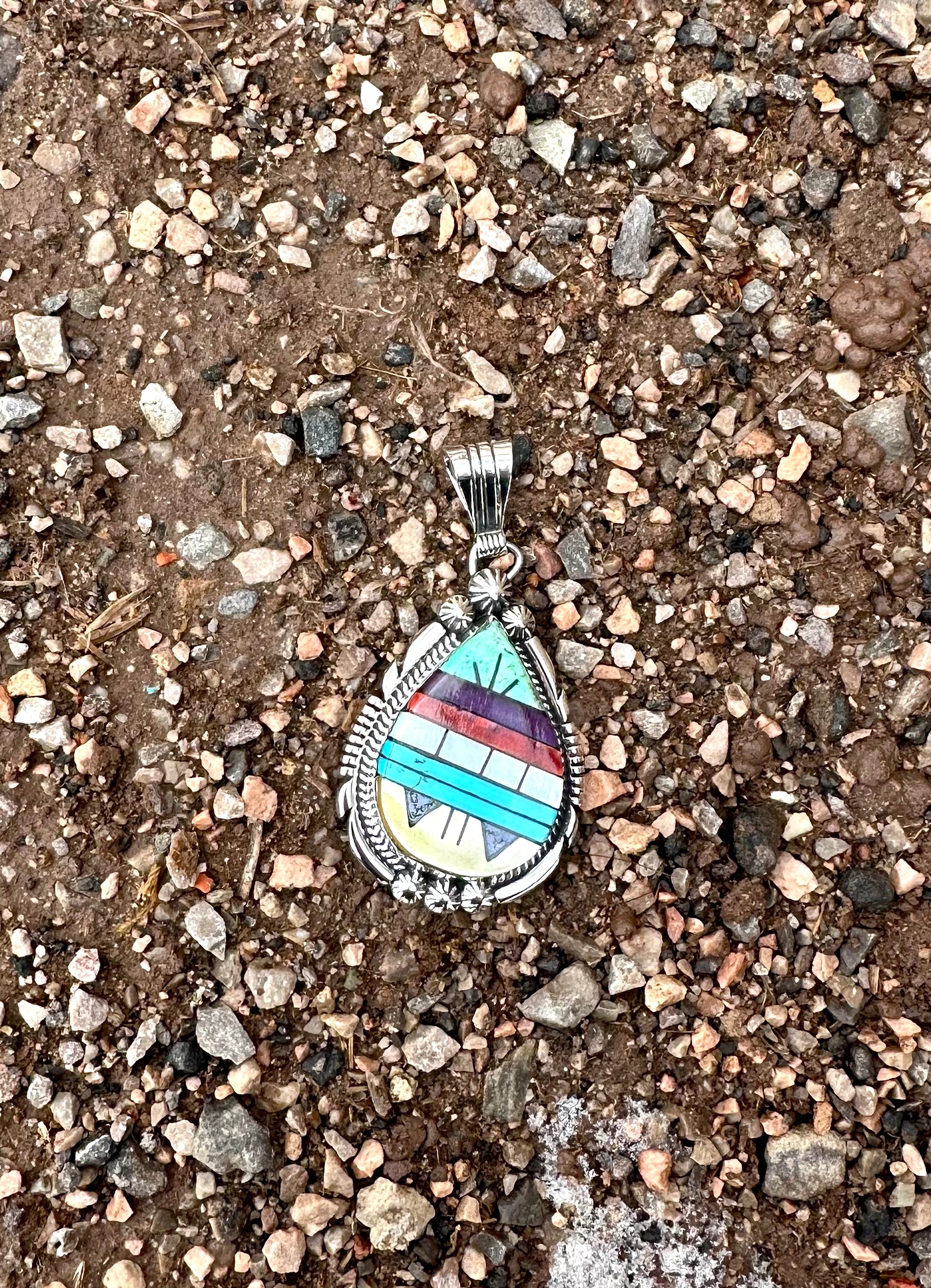 Vintage Zuni Pendant from the Rodgers Collection