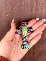 15 Multi Stone Cross Pendant from the Rodgers Collection