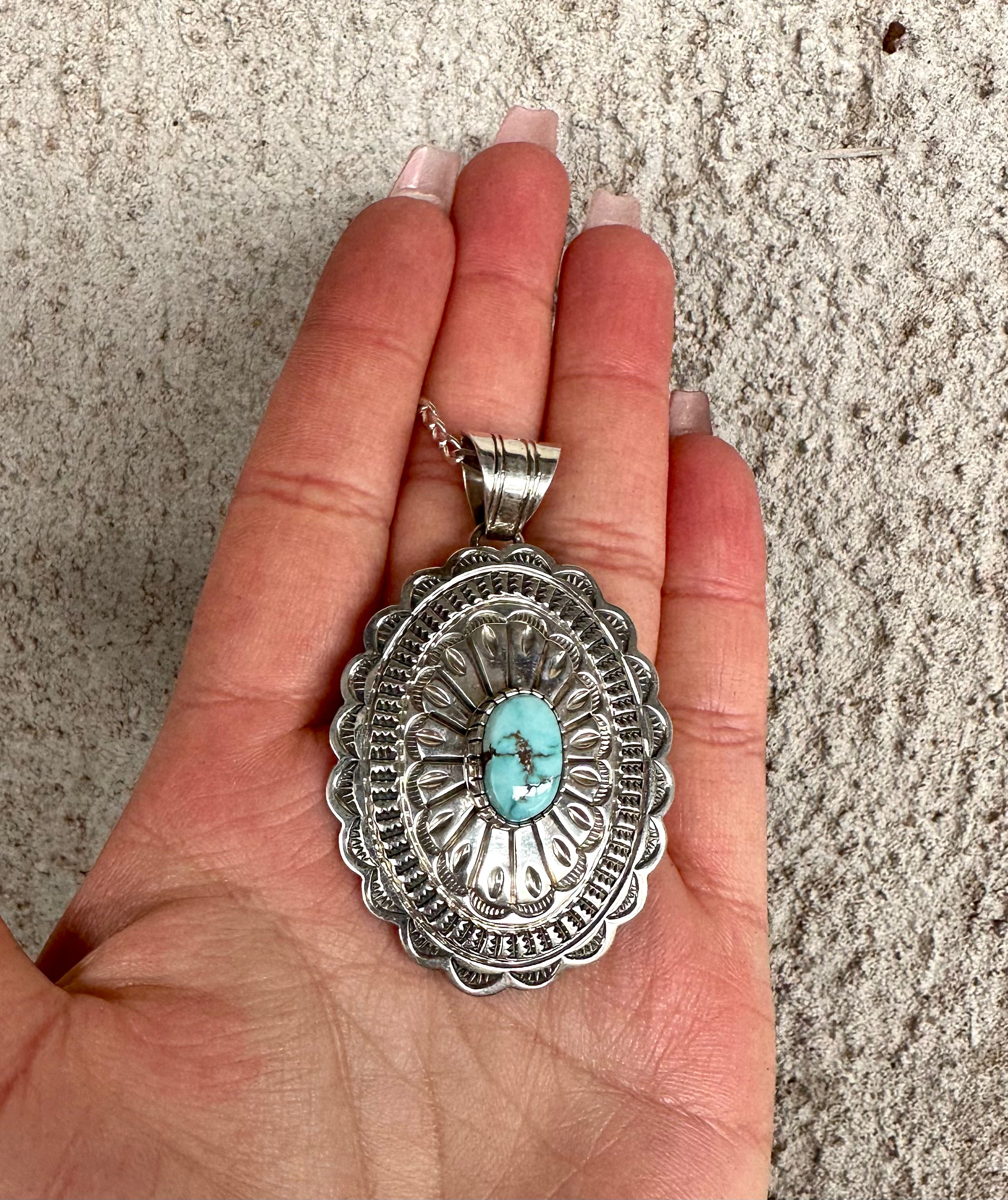 Dry Creek Single Stone Necklace from the Rodgers Collection