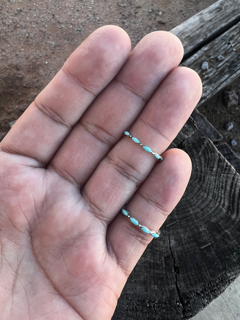 Thin on sale turquoise band