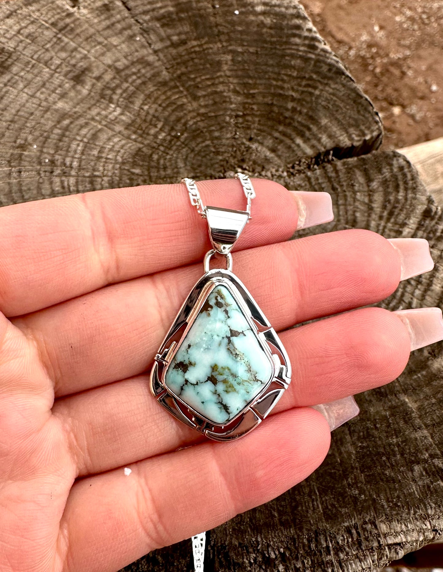 Diamond Dry Creek Stone Necklace