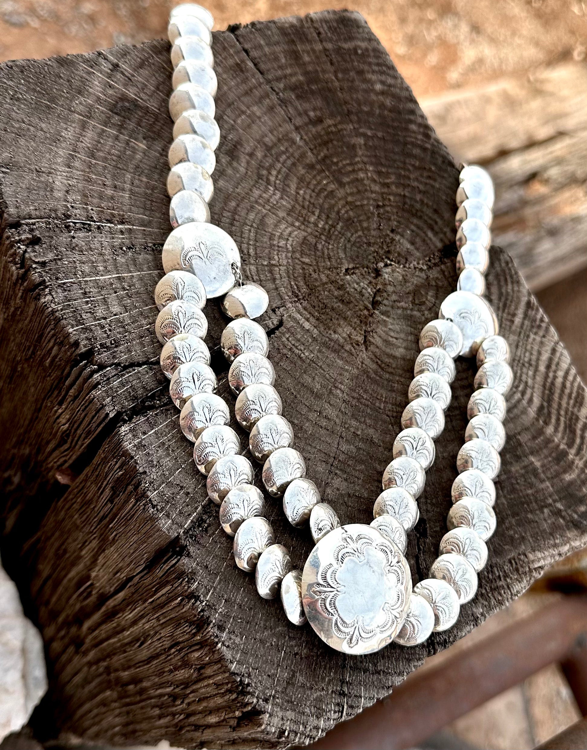 Reversible Disc Necklace found in the Rodgers Collection