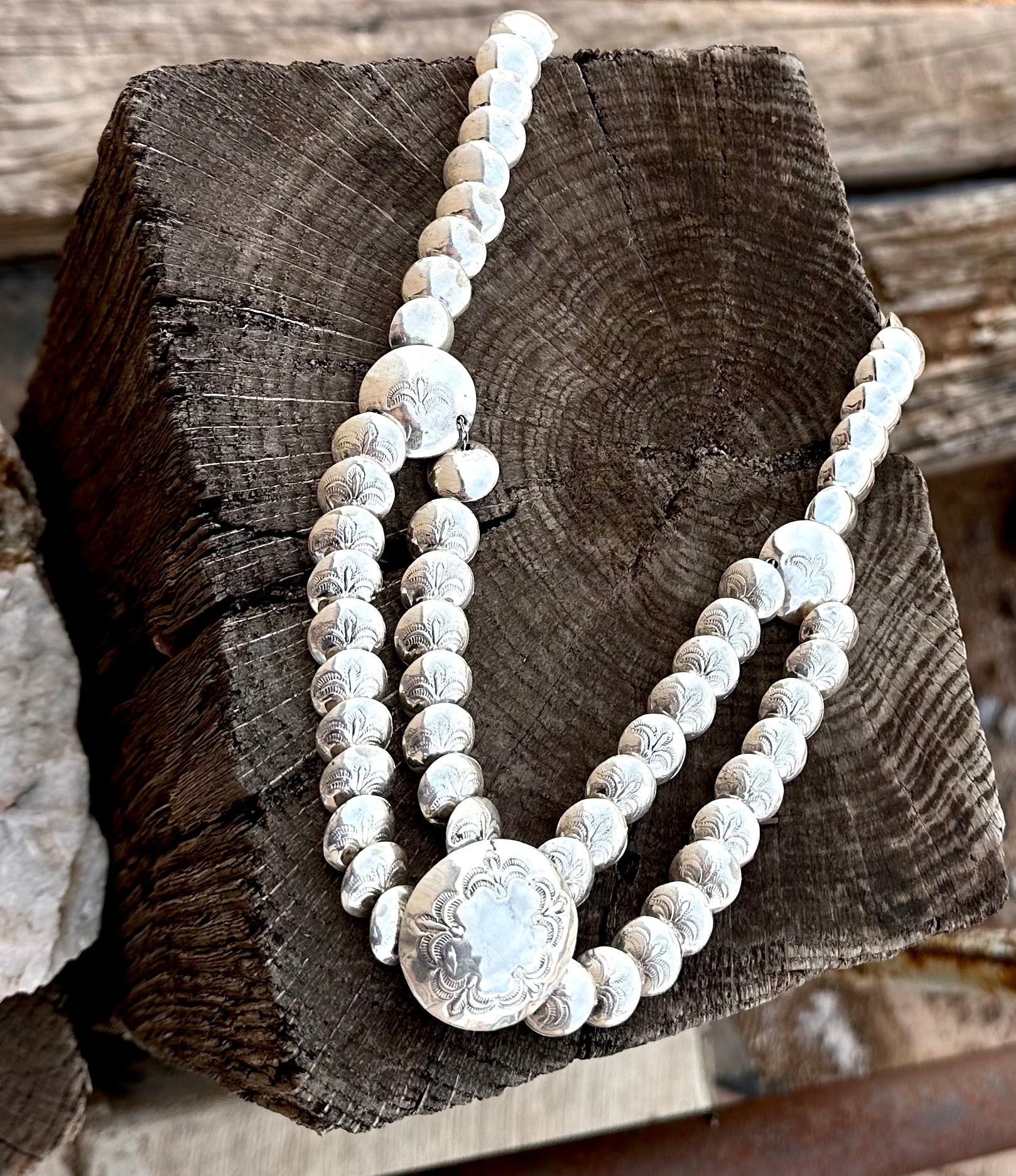 Reversible Disc Necklace found in the Rodgers Collection