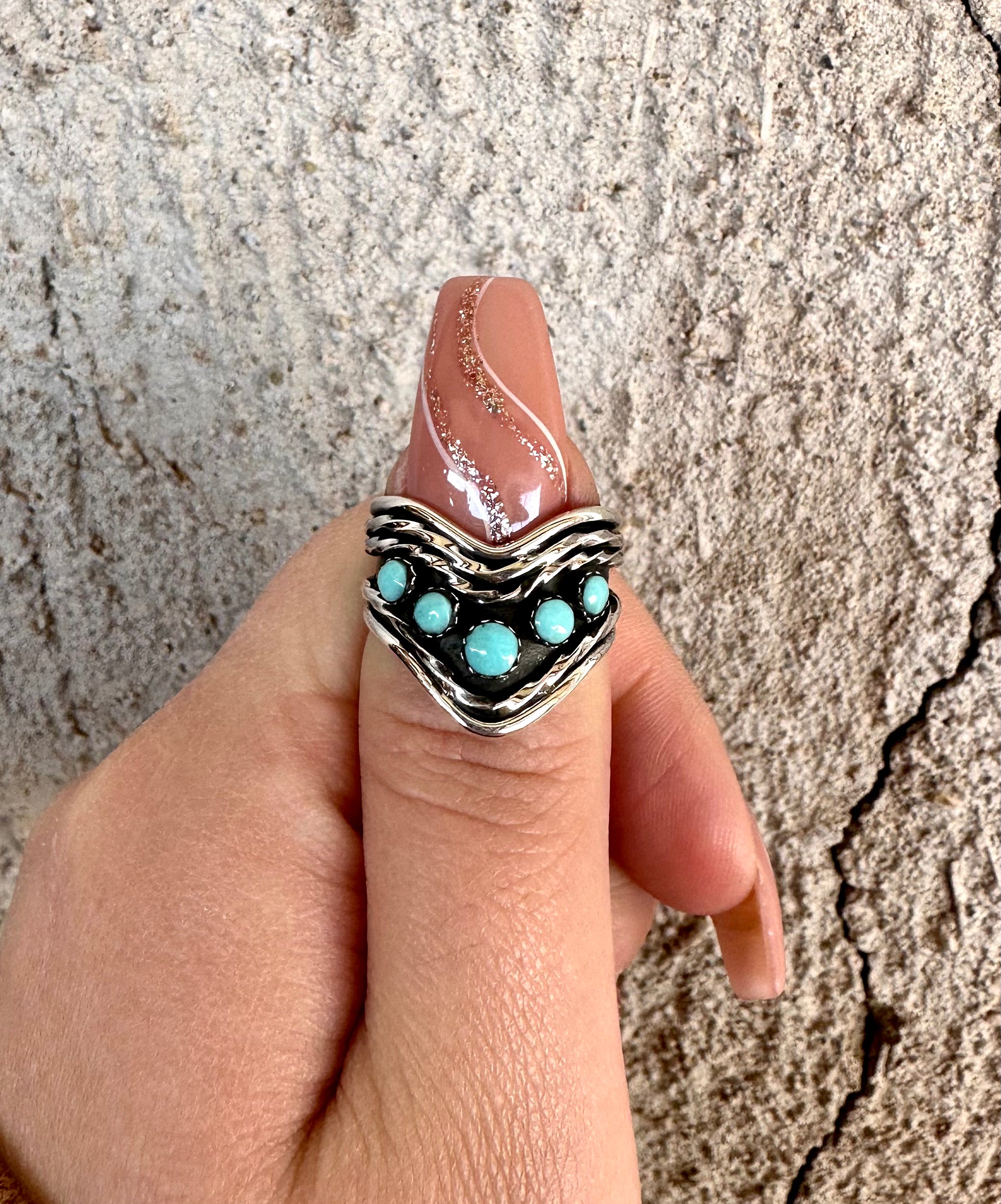 The Contemporary Chevron Ring
