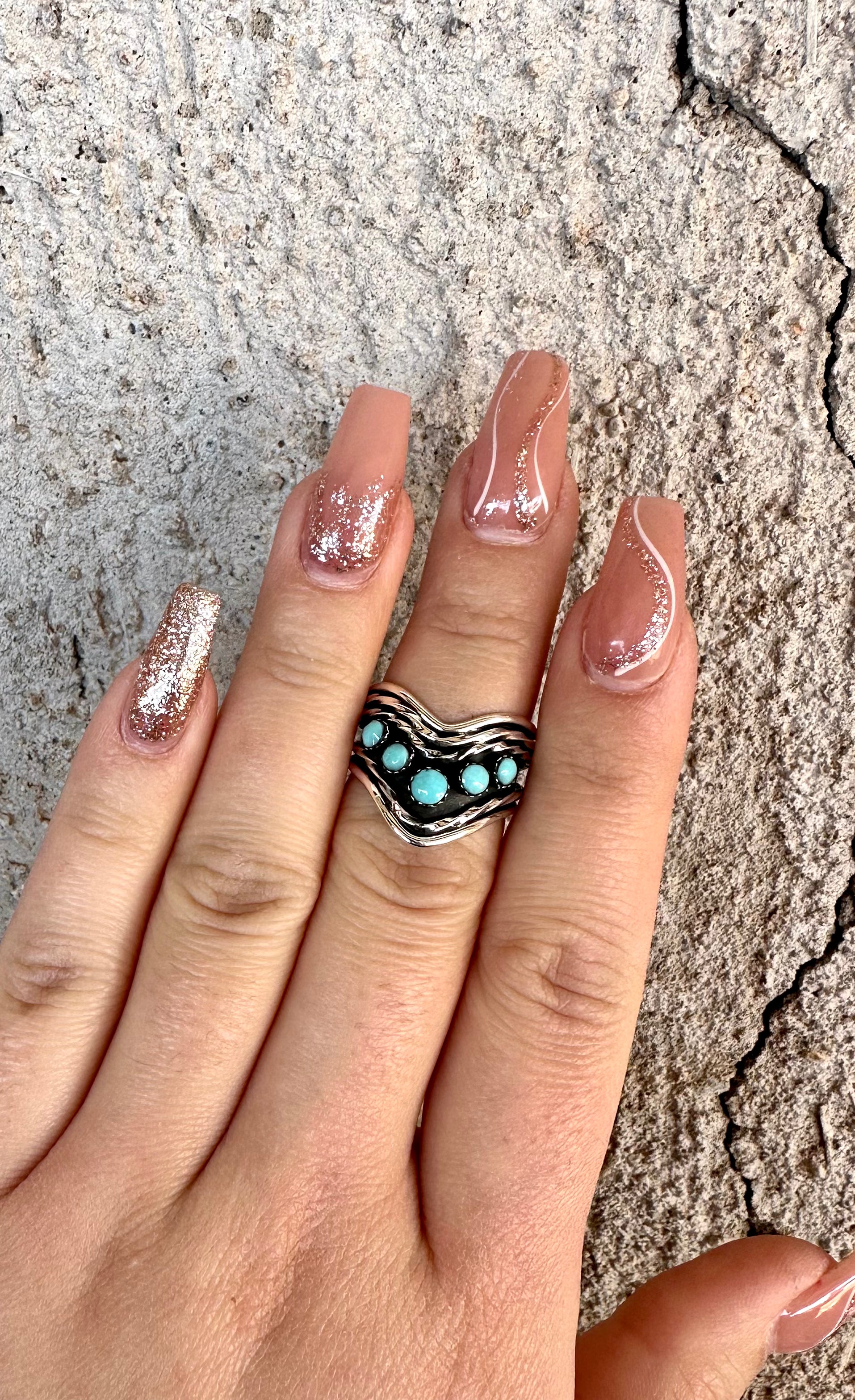 The Contemporary Chevron Ring