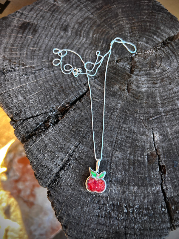 Apple a day pendant