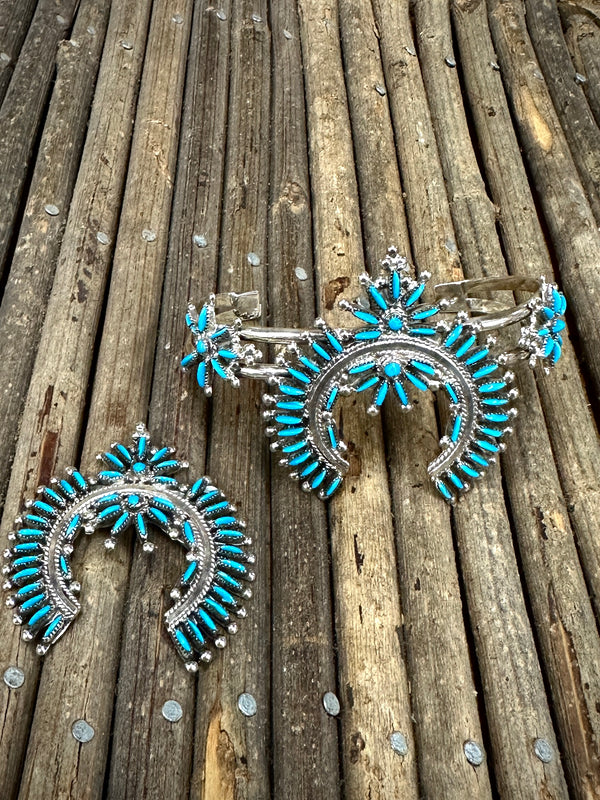 Zuni Choker and Cuff Set