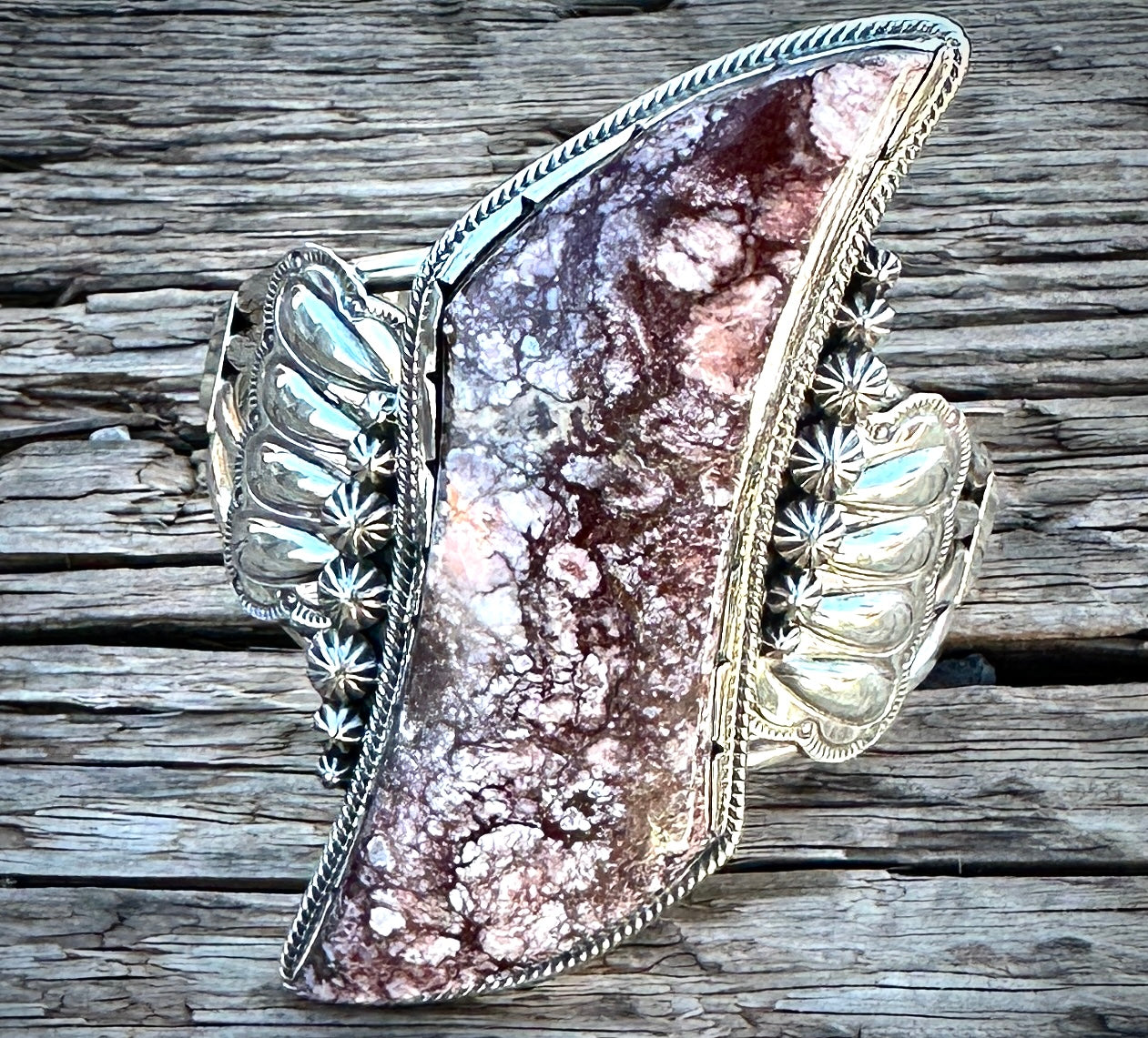 Vintage Wild Horse Wave Cuff from Rodgers Estate