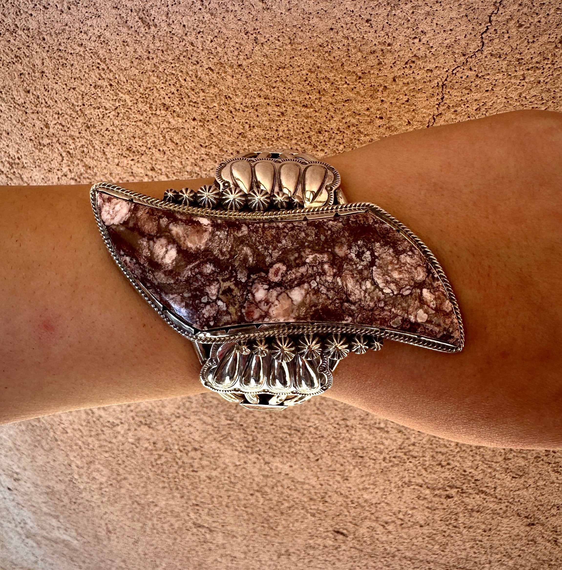 Vintage Wild Horse Wave Cuff from Rodgers Estate