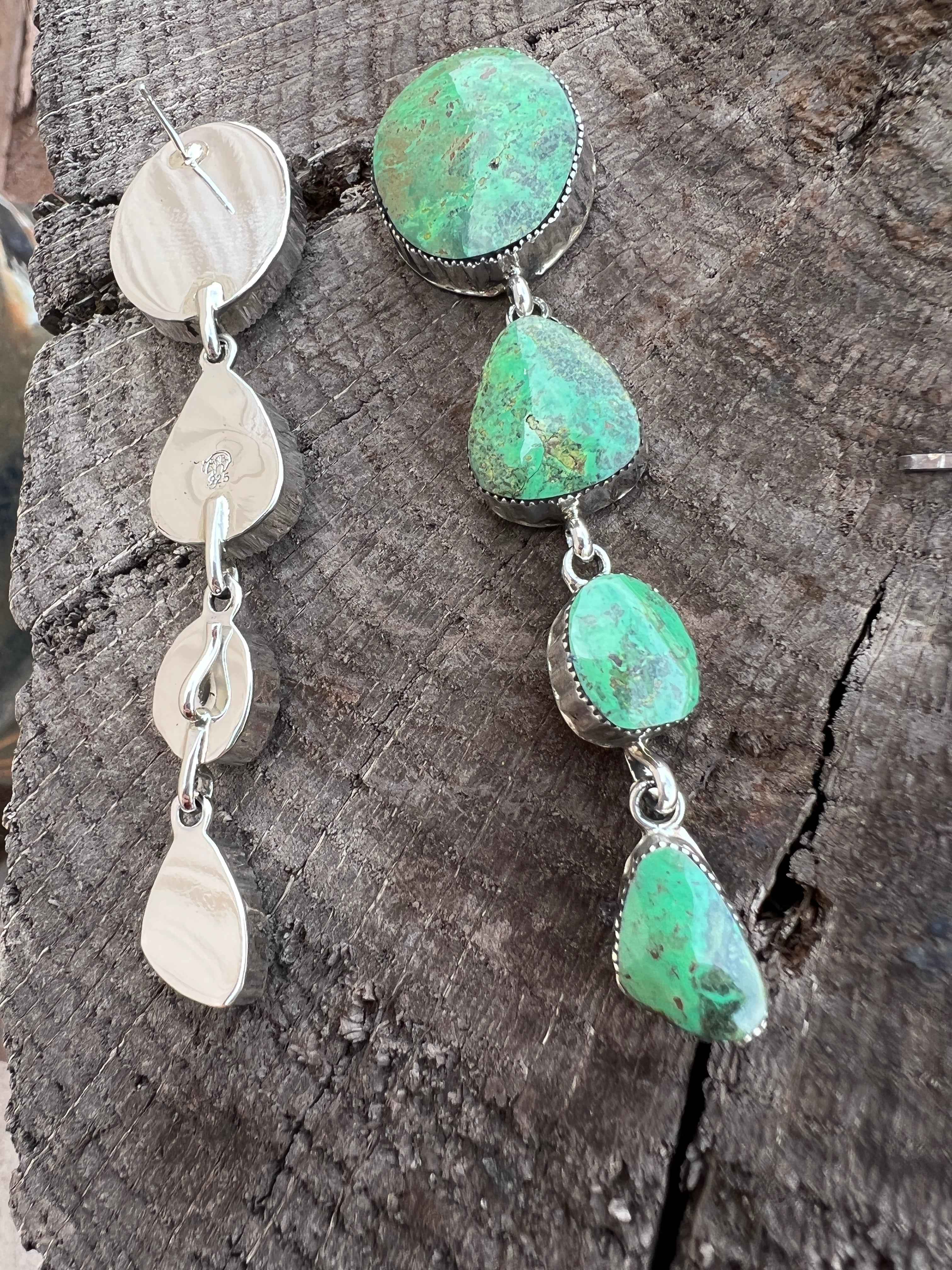 HEY GIRL HEY! Fabulous Shoulder Duster Earrings with Removable Liquid Silver Tassels