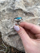 Nevada Turquoise Ring From The Rogers Collection
