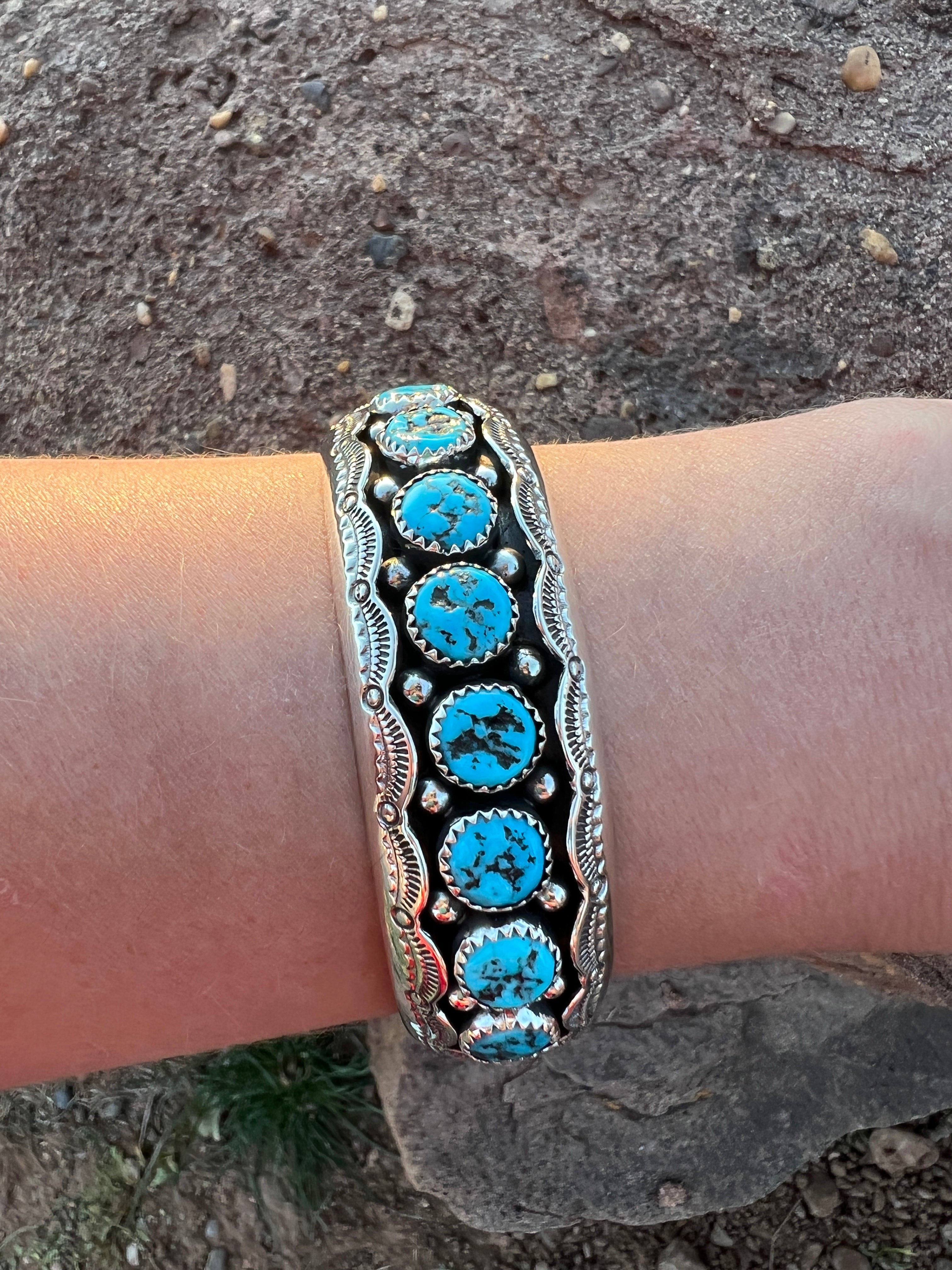 Sleeping Beauty Shadow Box Cuff from the Rodgers Estate