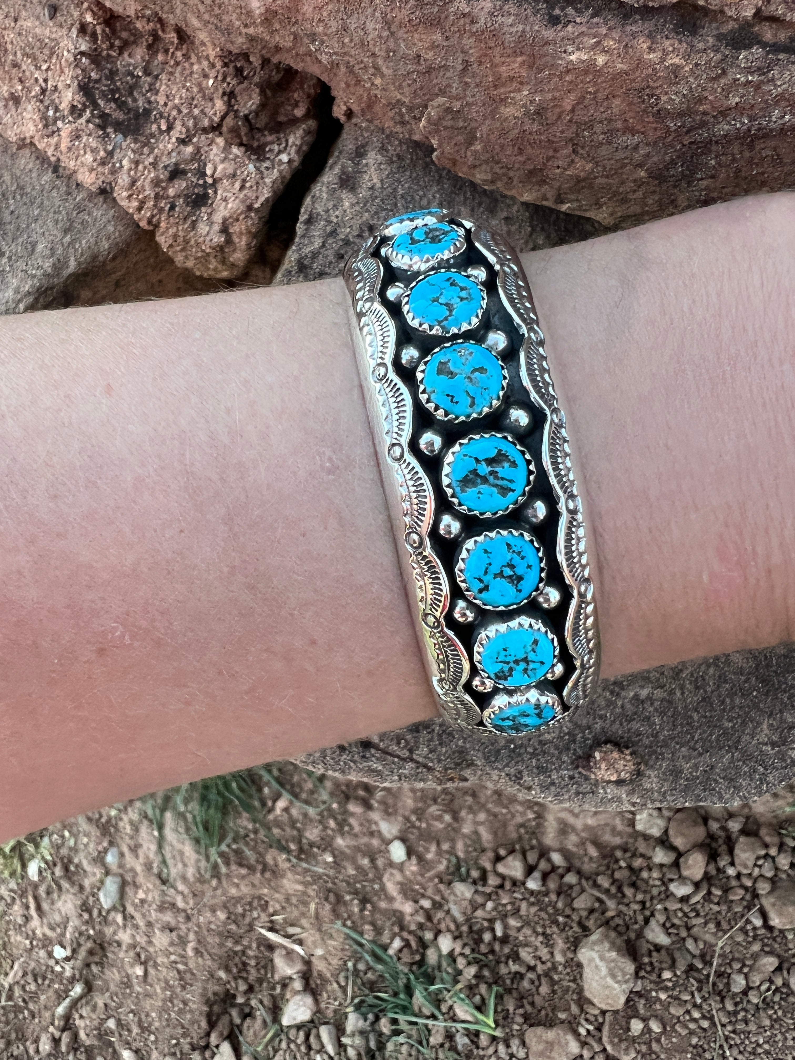 Sleeping Beauty Shadow Box Cuff from the Rodgers Estate