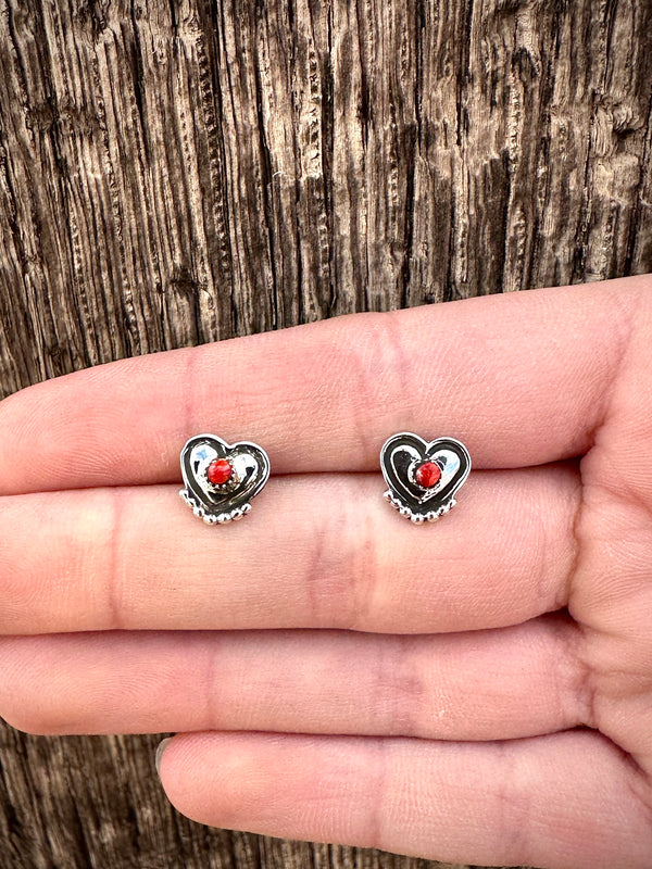 Cute Little Desert Heart Earrings