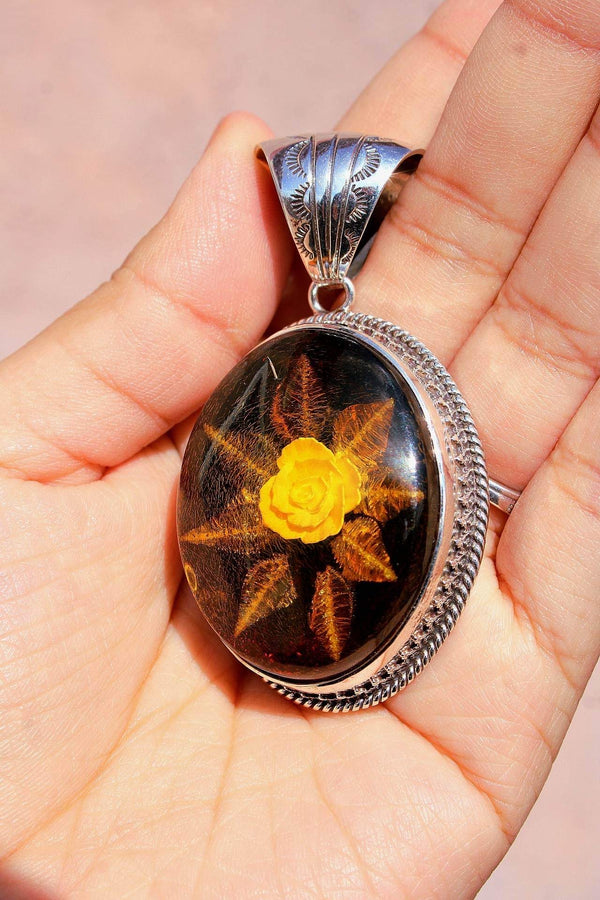 Bursting Flower Pendant