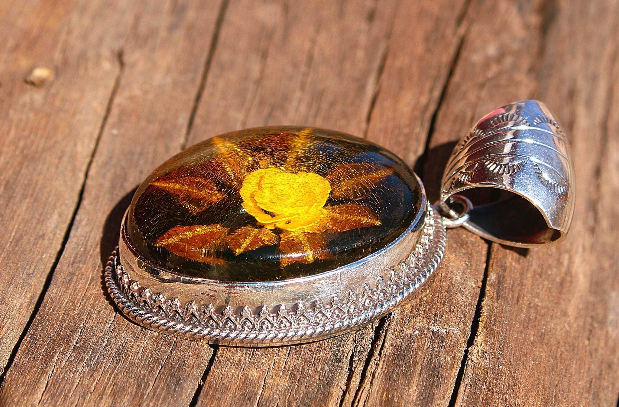 Bursting Flower Pendant