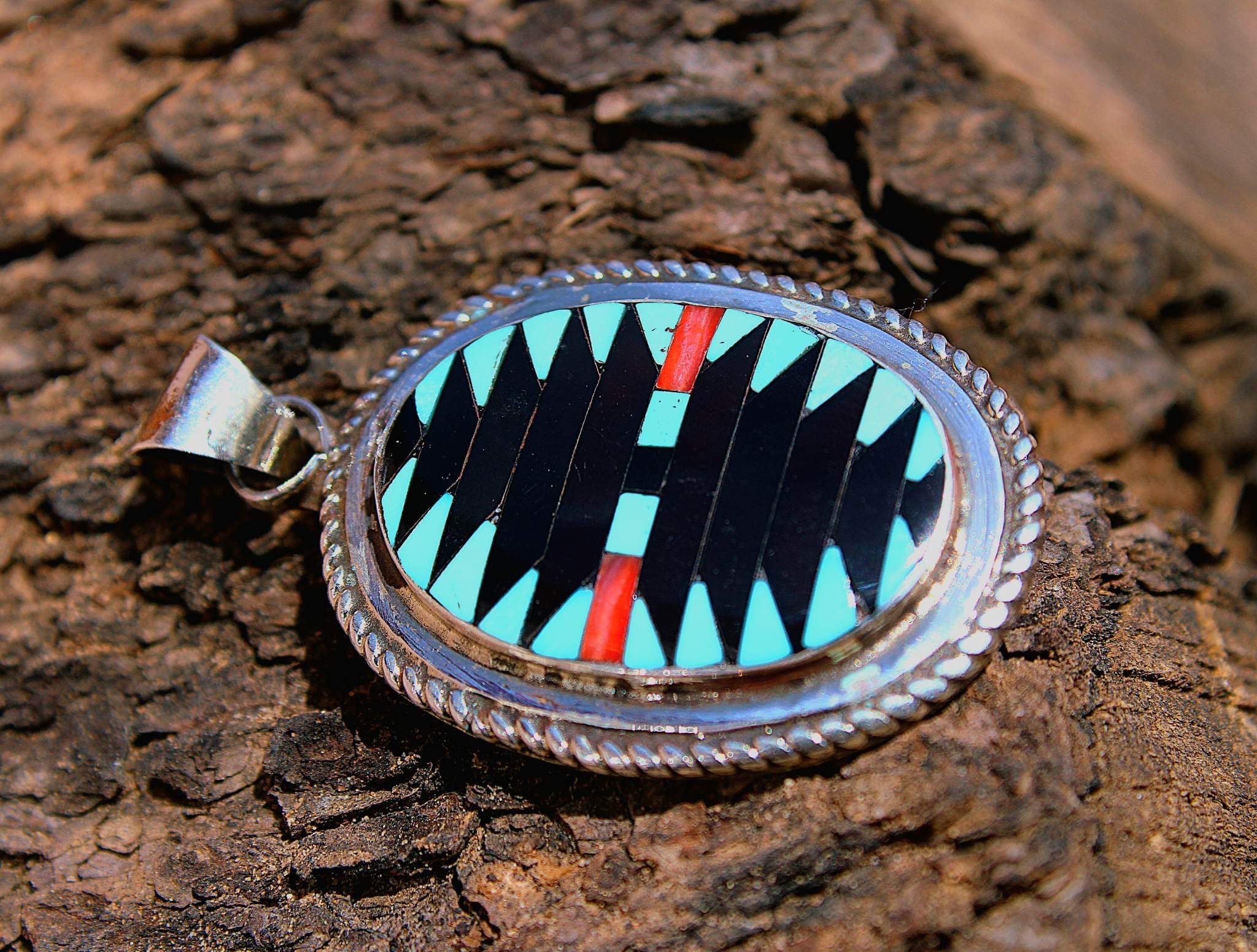 Navajo Blue Pendant