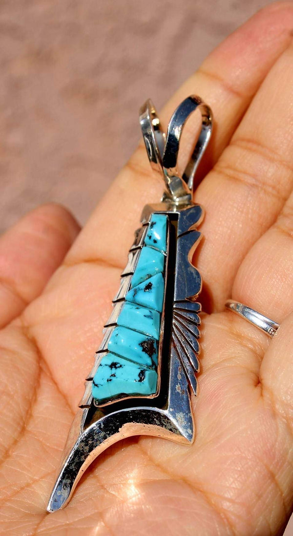 Blue Striking Thunder Pendant