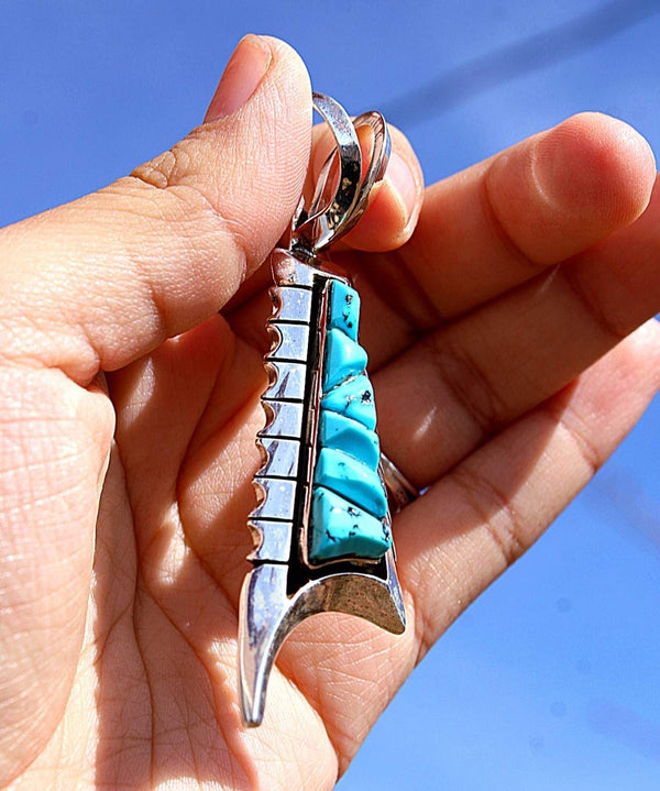 Blue Striking Thunder Pendant